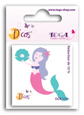 Mini Stanzschablone - Sous la Mer-Sirène - Meerjungfrau