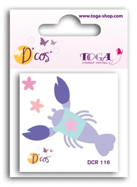 Mini Stanzschablone - Sous la Mer-Homard-Krebs