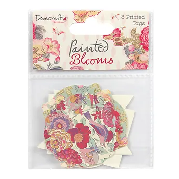 Printed Tags-Painted Blooms
