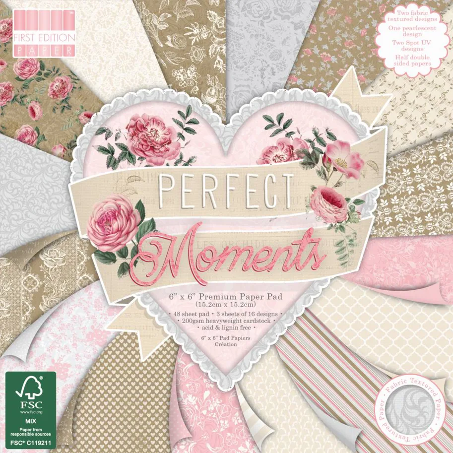 Scrapbooking - Paper Pad - Perfect Moments 6x6