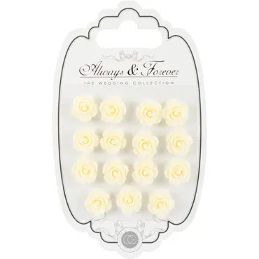 Always & Forever - Resin Flowers - Ivory