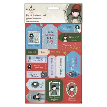 Santoro Gorjuss-Stanzbogen Weihnachten