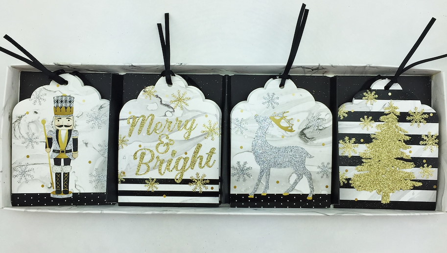 Geschenk-Anhänger " Winter Glitz " Box