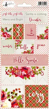 Sticker sheet Rosy Cosy Christmas 02