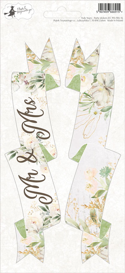 Party sticker sheet Truly Yours 03