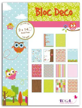 Scrapbooking Papier " c'est Chouette "