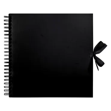 Papermania Scrapbook 12"x12" Album - Schwarz