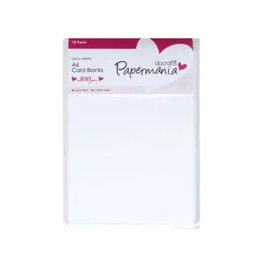 Papermania Cards & Envelopes A6 White (10pk)