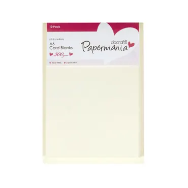 Papermania A6 Doppelkarten-Umschläge-creme