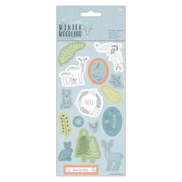 Sticker Bogen-Winter Woodland