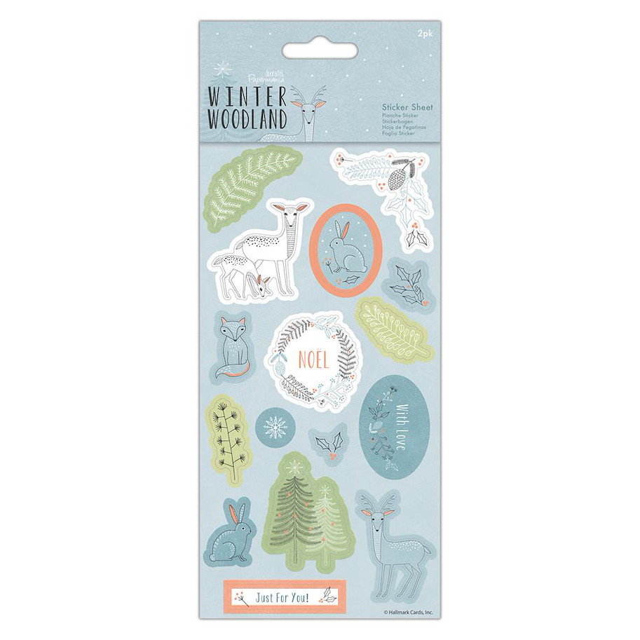 Sticker Bogen-Winter Woodland