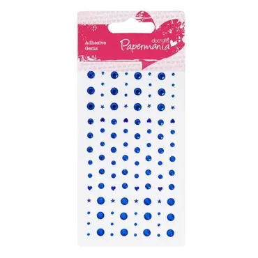 Papermania Adhesive Stones (104pcs) - Blue