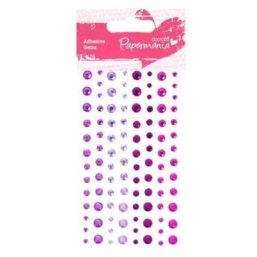 Papermania Adhesive Stones (104pcs) - Capsule - Heather