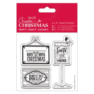 Clear Stempel-Weihnachtszeichen