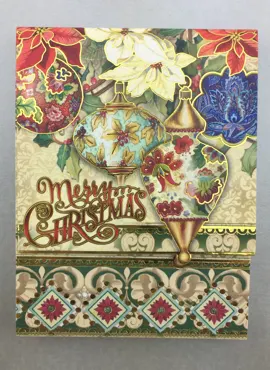 Holiday Pocket Note Pad " Baubles "