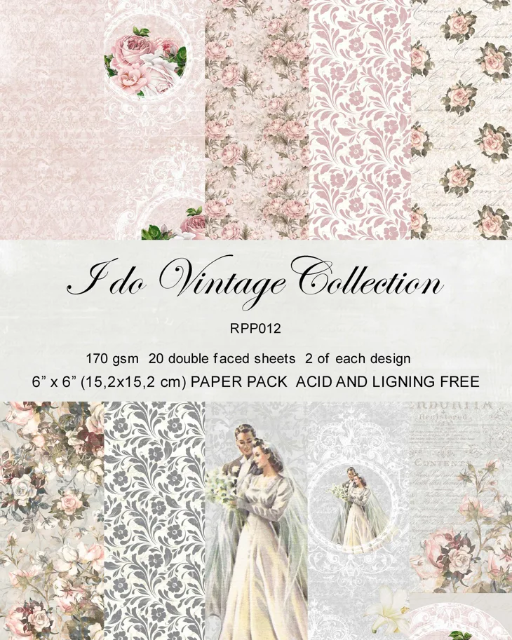 Scrapbooking - Paper Pad - I Do 6x6