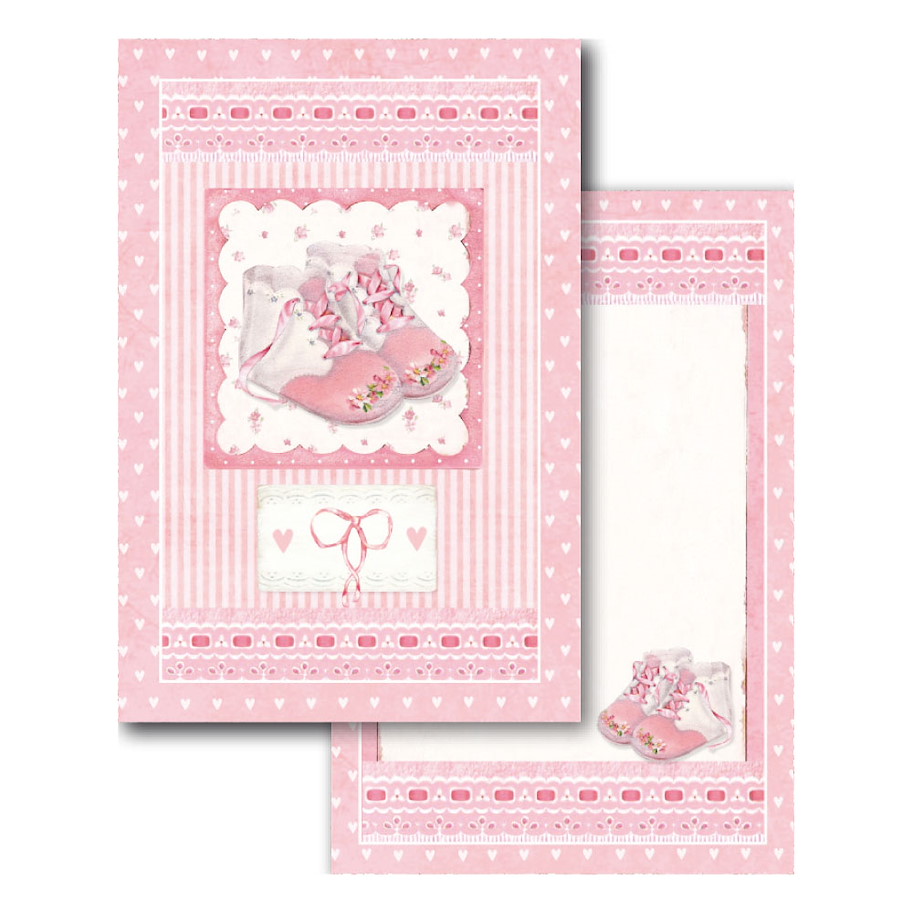 Scrapbooking-Cards Block-Baby Girl