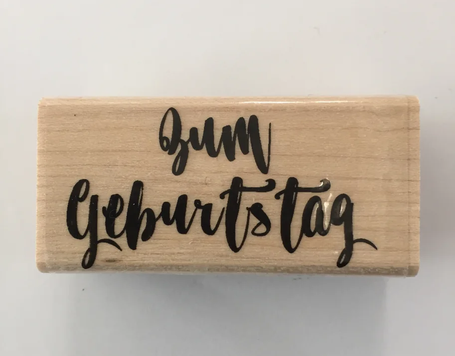 Motivstempel Zum Geburtstag