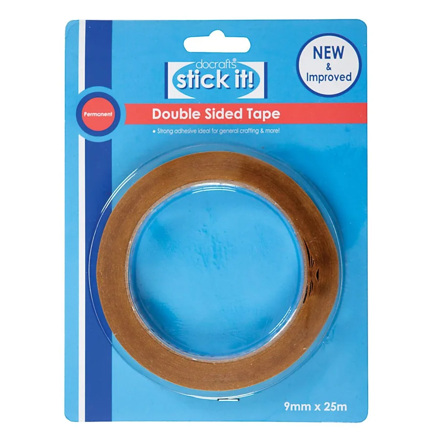 Doppelseitiges-Klebeband 9mm x 25m