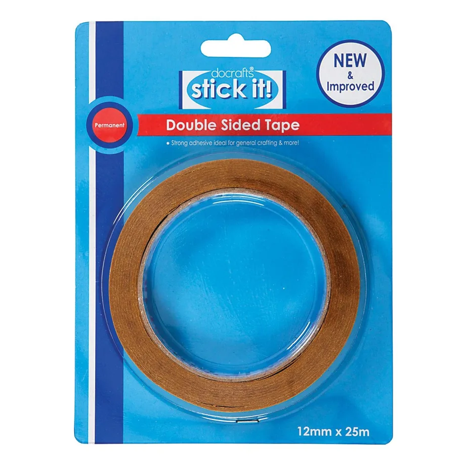 Doppelseitiges-Klebeband 12mm x 25m