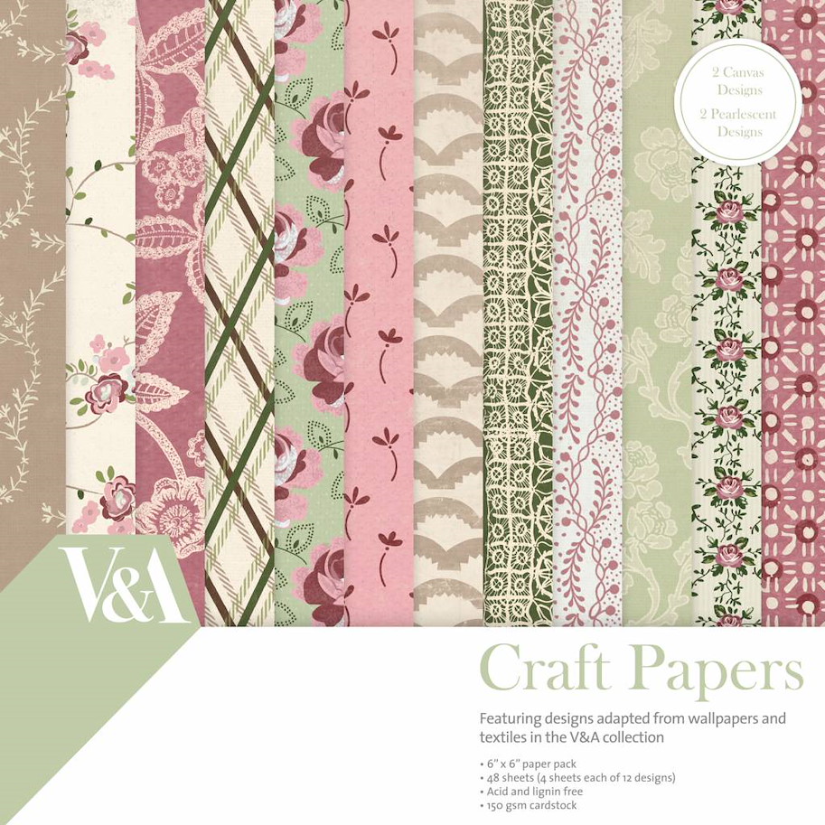 Scrapbooking - Paper Pad - V&A 6x6 006