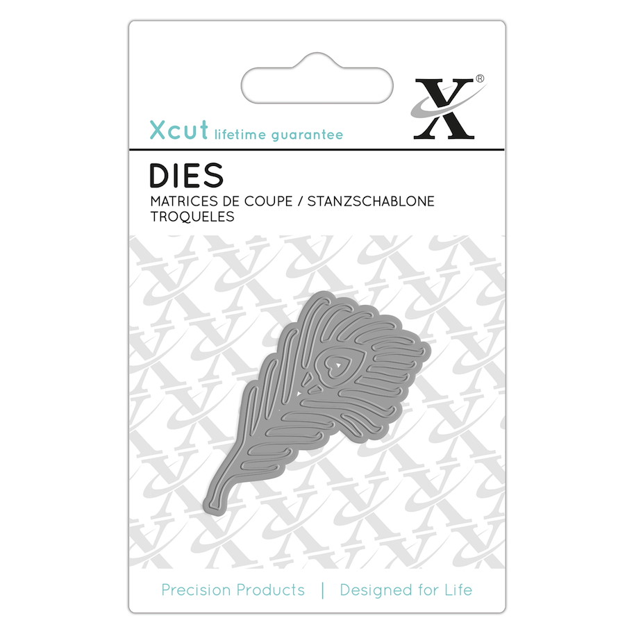 Mini-Stanzschablone (1Stk) - Pfauenfeder