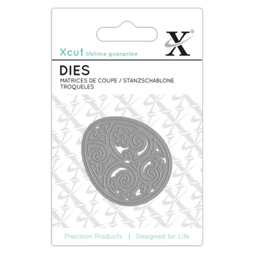 Mini-Stanzschablone - Osterei Filigran (1Stk)