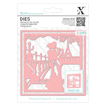 Stanzschablonen (2Stk) - Paris in Love