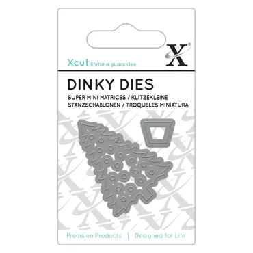 Super-Mini Stanzschablonen - Weihnachtsbaum