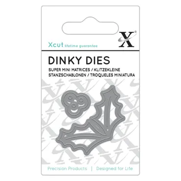 Super-Mini Stanzschablonen - Sprig of Holly