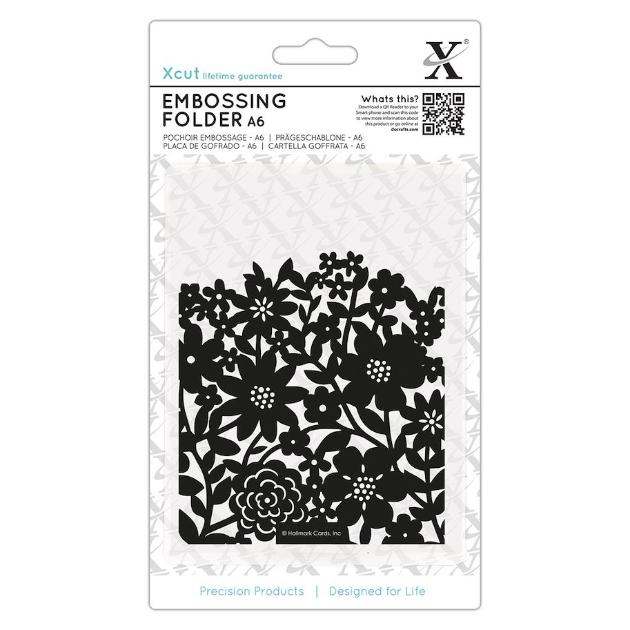 Prägeschablone A6 FLOWER CURTAIN