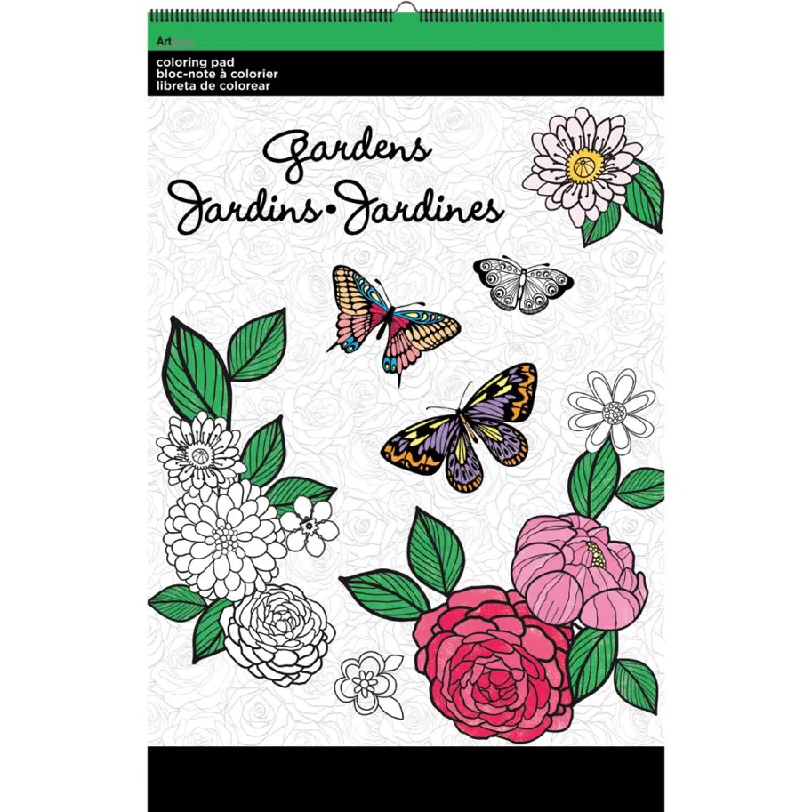 Ausmalbilder " Gardens "