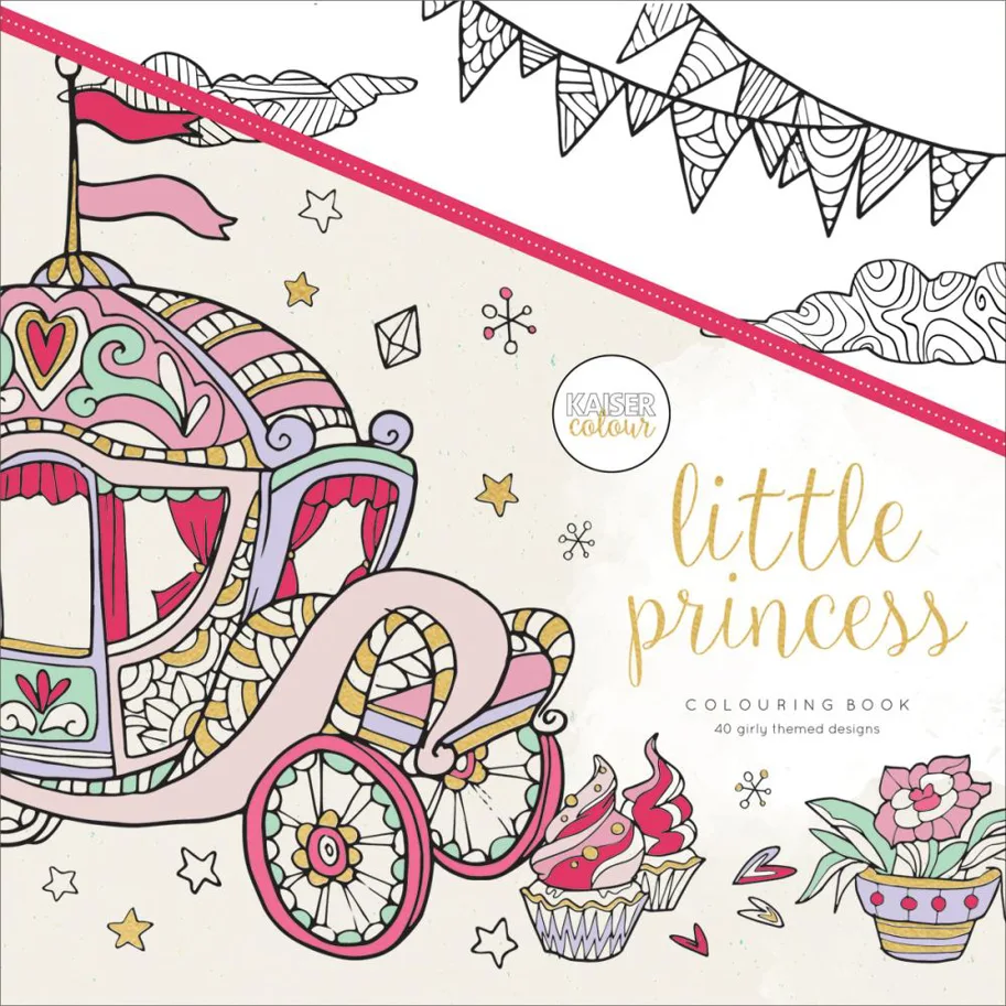 Ausmal - Buch " Little Princess "