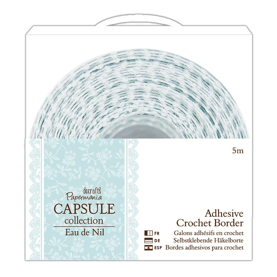 Selbstklebende Häkelporte " Capsule Collection Eau De Nil "