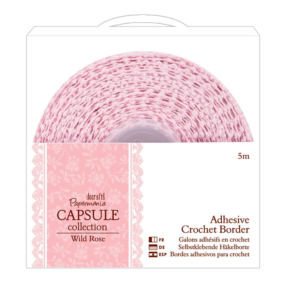 Selbstklebende Häkelporte " Capsule Collection Wild Rose "