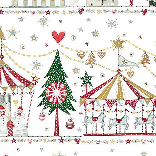 Geschenkpapier Karussell