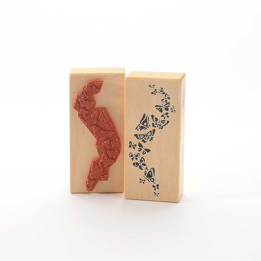 Motivstempel - Schmetterlingsschwarm