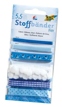 Stoffbänder Blau