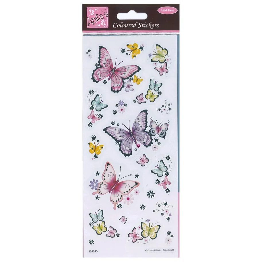 Sticker Schmetterlinge - Bunt