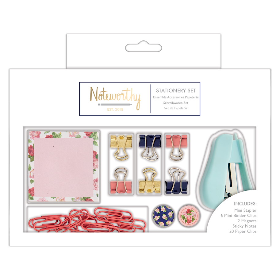 Schreibwarenset klein-Graphic Florals