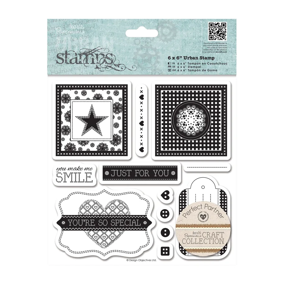 Urban - Stempel - Craft Collections - Pastels ( 12 Stk. )