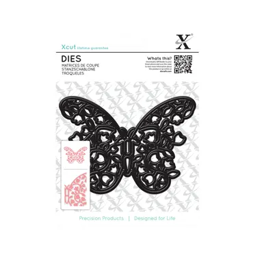 Stanzschablone - Floral Filigree Butterfly