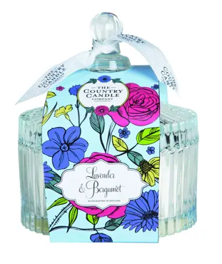 Duftkerze in Schmuckglas " Lavender & Bergamot "