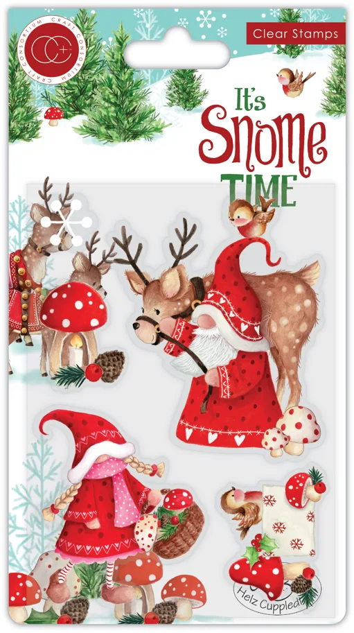 CLEAR STAMP SET-IT'S SNOME TIME, Mr & Mrs Snome