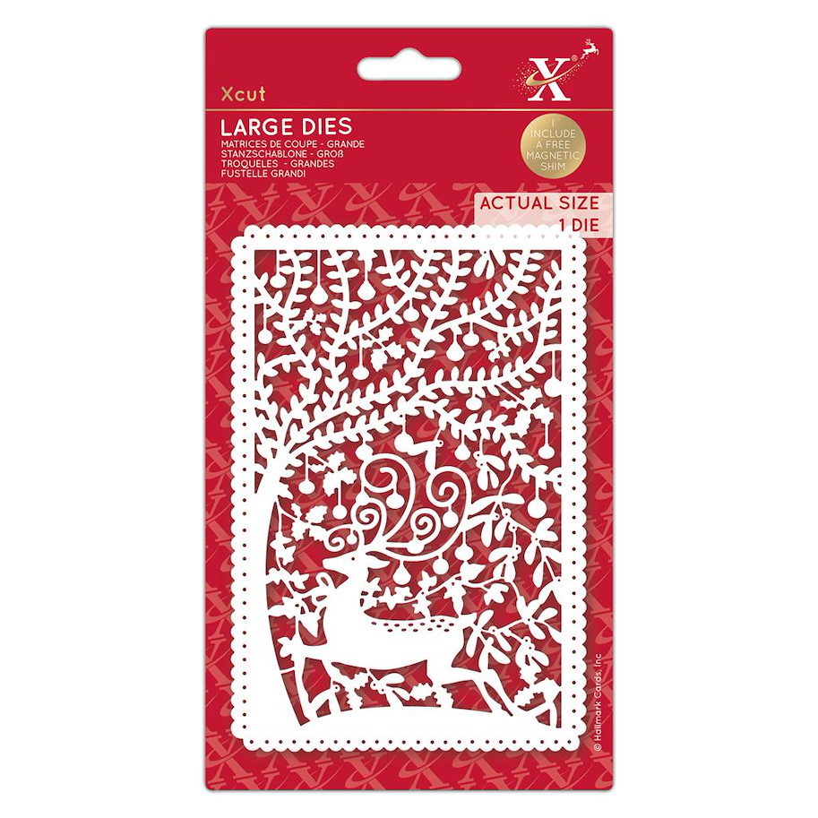 Stanzschablone-Christmas Stag