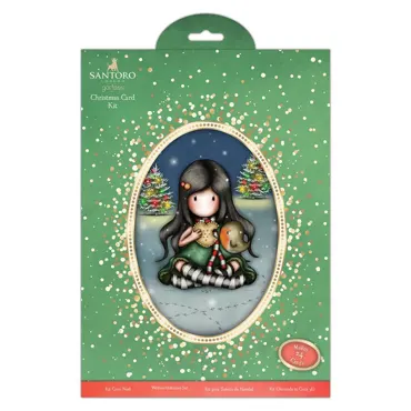 Santoro's Gorjuss-Christmas Card Kit, My Christmas Friend