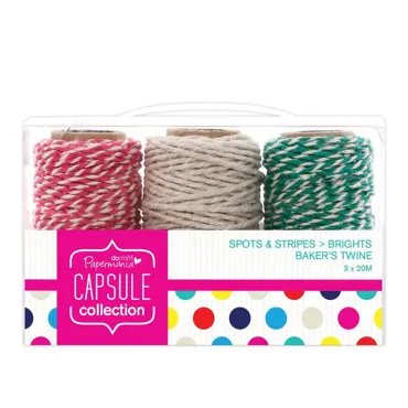 Bakers Twine-Spots and Stripes Brights