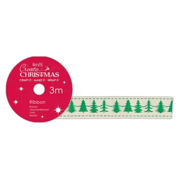 Create Christmas-3m Cotton-Band-Christmas Trees