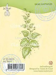 Clear Stamp-Ivy Swirls