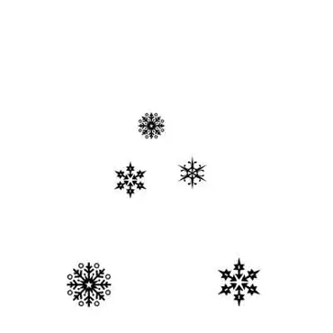 Lavinia Stamps-Snowflakes Miniature